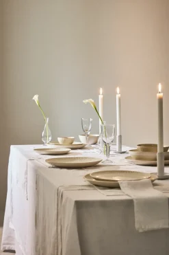Tell Me More Granada deep plate Ø22 cm, Cream -beige White Clearance