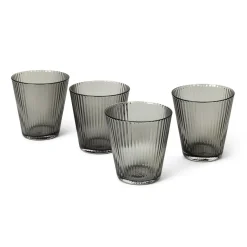 Rosendahl Grand Cru Nouveau water glass 26 cl 4-pack, Smoke GreyBlackTransparent Sale