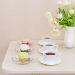 Rosendahl Grand Cru tea cup and saucer, White Hot