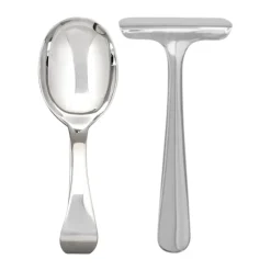 Kay Bojesen Grand Prix children's cutlery and haklapp 3 pieces, Polished steel Silver-coloured Hot