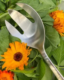 Kay Bojesen Grand Prix serving fork 23.5 cm, Polished steel Silver-coloured