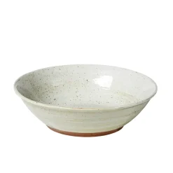 Broste Copenhagen Grød deep plate, Ø 17 cm White Hot