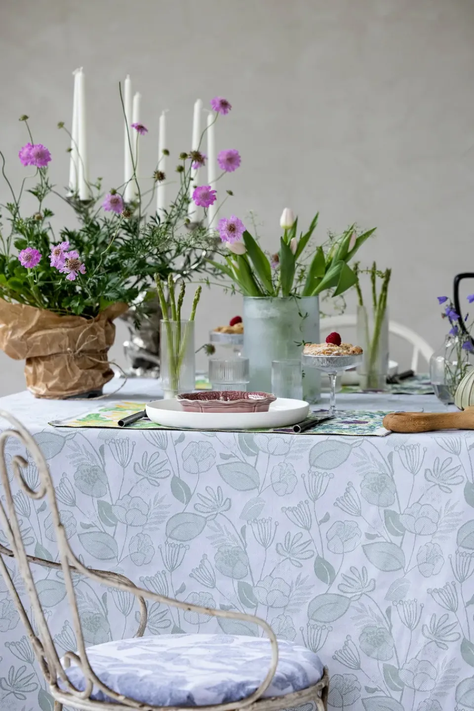 Ekelund Linneväveri Grönska tablecloth 145x300 cm, Green Best