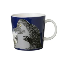 Moomin Arabia Groke moomin mug, Blue New