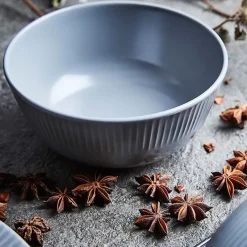 Aida Groovy bowl Ø 14.5 cm, Grey Sale