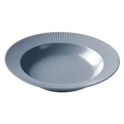 Aida Groovy deep plate Ø 23 cm, Grey Best