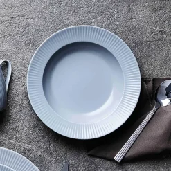 Aida Groovy deep plate Ø 23 cm, Grey Best