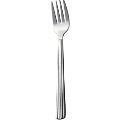 Aida Groovy fork, stainless steel Silver-coloured New