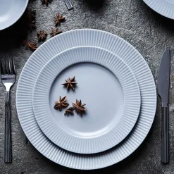 Aida Groovy plate Ø 27 cm, Grey Best
