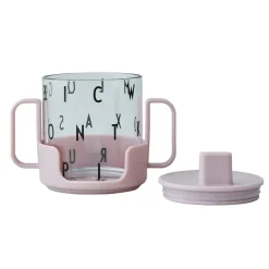 Design Letters Grow with your cup, Lavender PurplePink Clearance