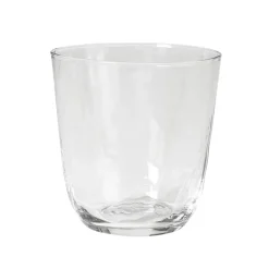 Broste Copenhagen Hammered drinking glass 33.5 cl, Klar Transparent Best