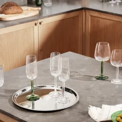 Kähler Hammershøi champagne glass 24 cl 2pack, Clear Transparent New