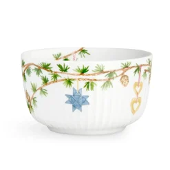 Kähler Hammershøi Christmas bowl Ø12 cm, White Multi Online