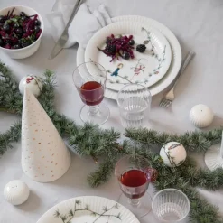 Kähler Hammershøi Christmas plate, 22 cm Multi Hot