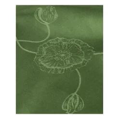 Kähler Hammershøi Poppy damask tablecloth , 150x370 cm Green Outlet