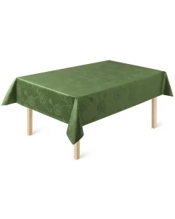 Kähler Hammershøi Poppy damask tablecloth , 150x370 cm Green Outlet