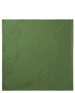 Kähler Hammershøi Poppy fabric napkin 45x45 cm 4-pack, Green