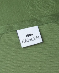 Kähler Hammershøi Poppy fabric napkin 45x45 cm 4-pack, Green