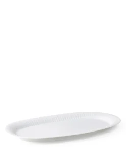 Kähler Hammershøi serving plate oval 40x22.5 cm, White Best