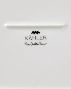 Kähler Hammershøi serving plate oval 40x22.5 cm, White Best