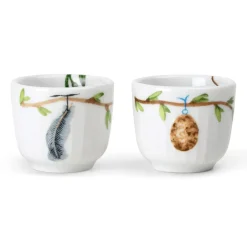 Kähler Hammershøi Spring egg cup Ø5 cm 2-pack, White Discount