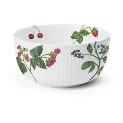 Kähler Hammershøi Summer serving bowl Ø21 cm, Summer berries White Discount