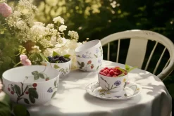 Kähler Hammershøi Summer serving bowl Ø21 cm, Summer berries White Discount