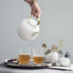 Kähler Hammershøi teapot, White