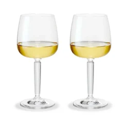 Kähler Hammershøi white wine glass 35 cl 2-pack, Clear Transparent Best