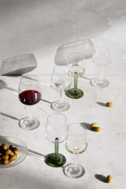 Kähler Hammershøi white wine glass 35 cl 2-pack, Clear- Green Online