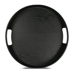 Sagaform Hanna round tray Ø35 cm, Black Discount