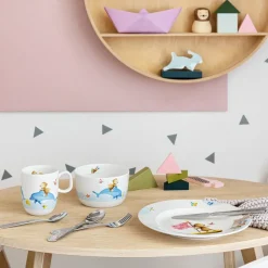 Villeroy & Boch Happy as a Bear children's dinnerware and cutlery, 7 pieces Multi Best