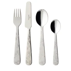 Villeroy & Boch Happy as a Bear children's cutlery 4 pieces, Stainless steel Silver-coloured Online