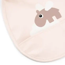 Done by deer Happy Clouds Tiny bib 2-pack, Powder Beige Best