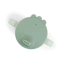 Done by deer Happy Dots foodie sippy cup 21.5 cl, Green Online