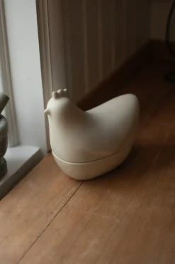 DBKD Happy hen bowl, Cream White Sale