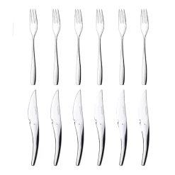 Hardanger Bestikk Hardanger fruit set cutlery 12 pieces, Stainless steel Silver-coloured Outlet