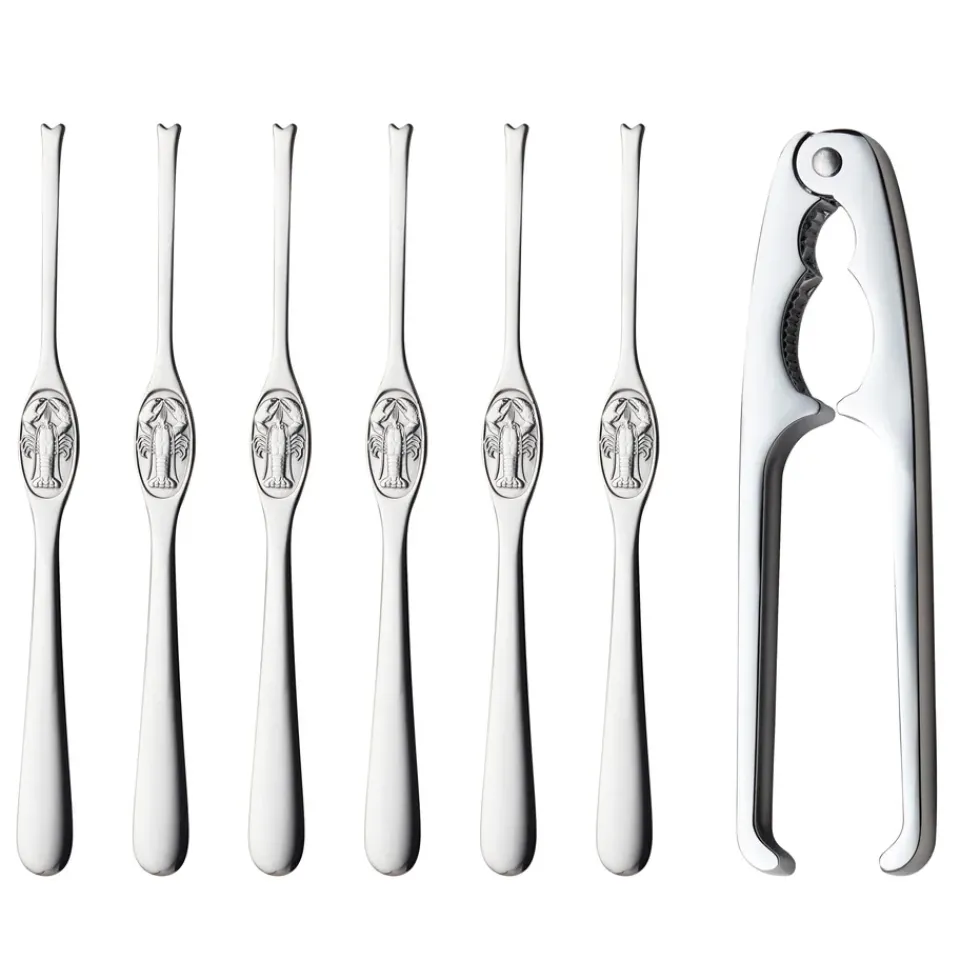 Hardanger Bestikk Hardanger seafood 7 pieces, Stainless steel Silver-coloured Online