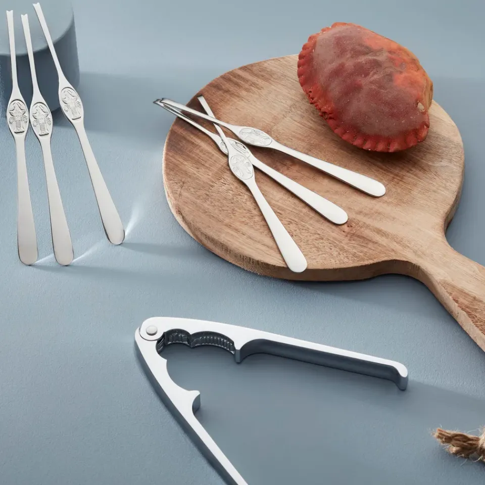 Hardanger Bestikk Hardanger seafood 7 pieces, Stainless steel Silver-coloured Online