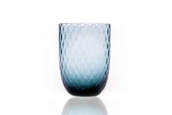 Anna Von Lipa Harlequin drinking glass 25 cl, smoke Blue Sale