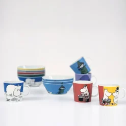 Moomin Arabia Hattifattener moomin bowl, Orange Hot