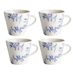 Scandi Living Havspil mug 30 cl 4-pack, blue-white BlueWhite Clearance