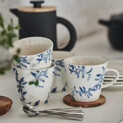 Scandi Living Havspil mug 30 cl 4-pack, blue-white BlueWhite Clearance