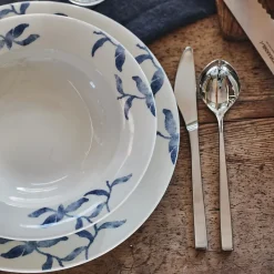 Scandi Living Havspil plate 28 cm 4-pack, -white Blue Sale