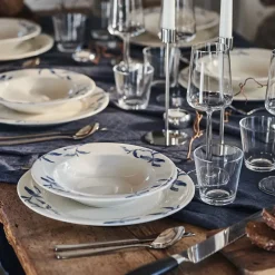 Scandi Living Havspil plate 28 cm 4-pack, -white Blue Sale