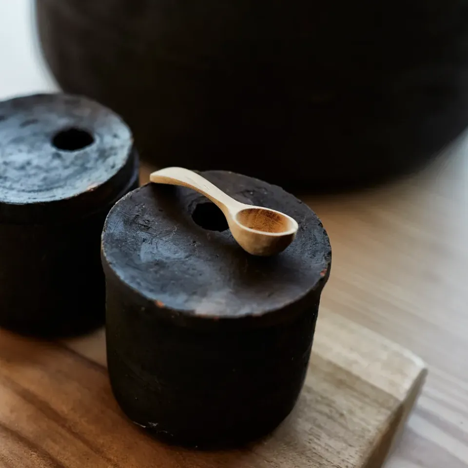 MUUBS Hazel salt- and pepper set, Brown New