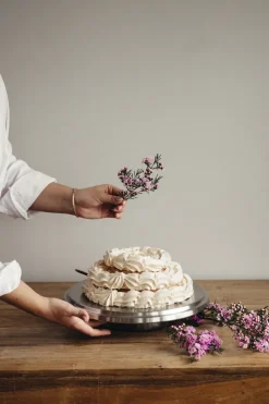 Heirol rotating cake stand, Ø33 cm Silver-coloured Best