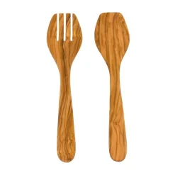 Heirol serving cutlery, Olive wood Brown Online