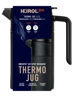 Heirol thermos jug 1.2 l, Black Outlet