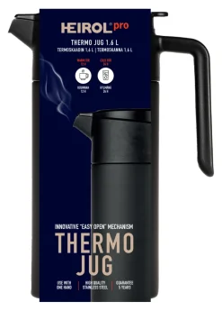 Heirol thermos jug 1.6 l, Black Outlet